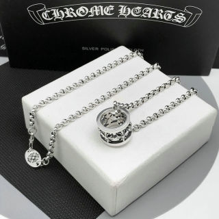 Chrome Hearts Cross Sterling Silver Pendant Necklace view 8