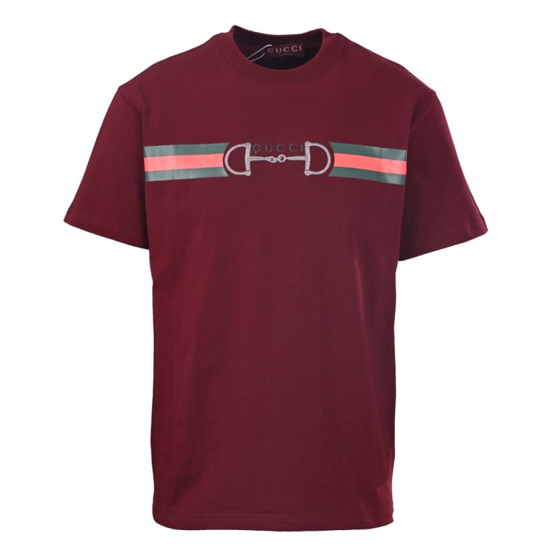 Gucci Horsebit Stripe Red T-Shirt view