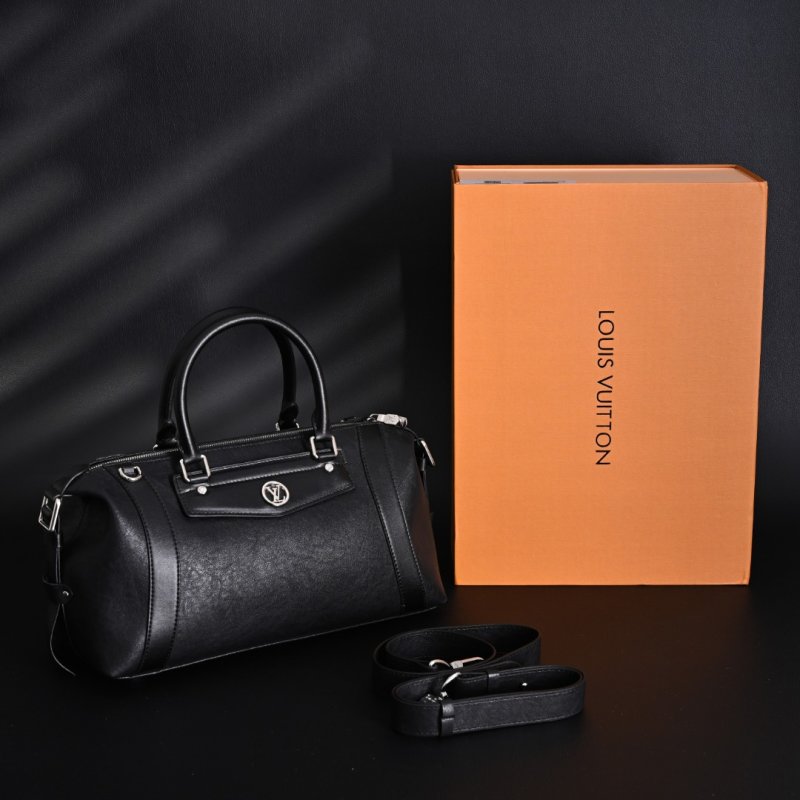 Louis Vuitton Nano Biker Black Leather Shoulder Bag
