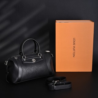 Louis Vuitton Nano Biker Black Leather Shoulder Bag