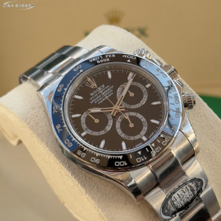 Rolex Daytona Chronograph Steel Black Dial view 2