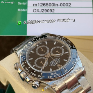 Rolex Daytona Chronograph Steel Black Dial view 3