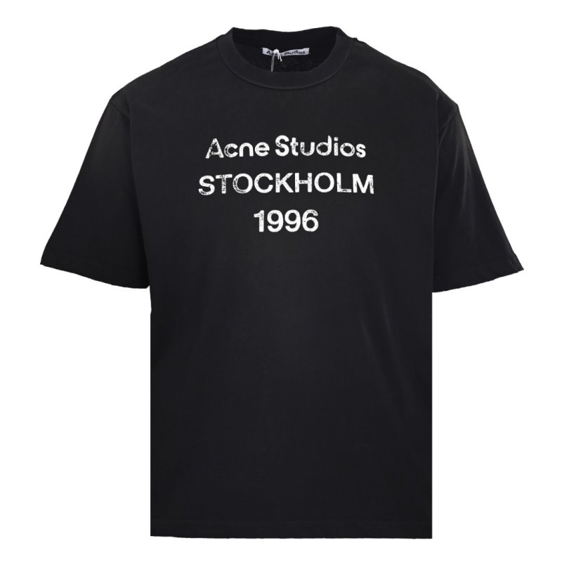 Black Graphic Print Short Sleeve T-Shirt 1990s Style view