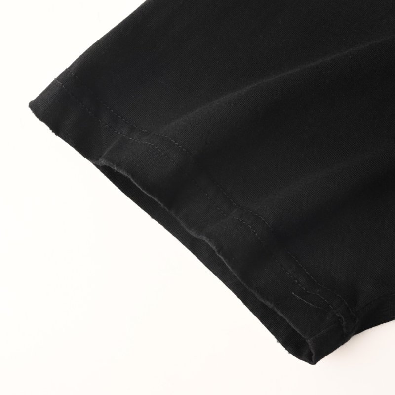 Black Graphic Print Short Sleeve T-Shirt 1990s Style view