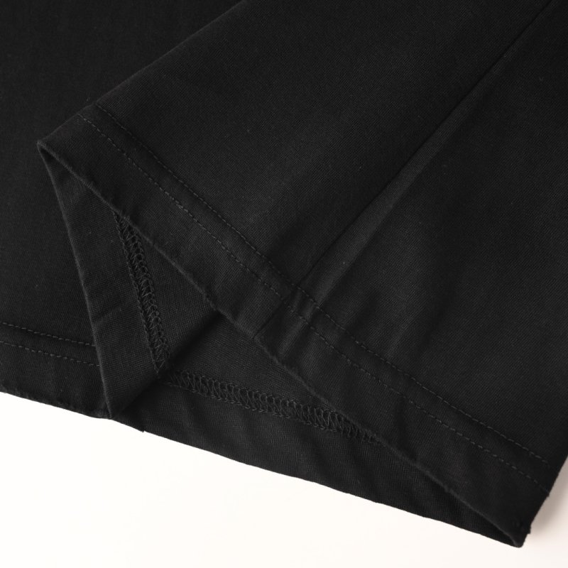 Black Graphic Print Short Sleeve T-Shirt 1990s Style view