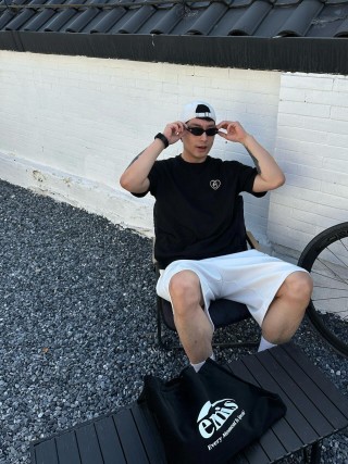 Black Heart Logo Short Sleeve T-Shirt view 7