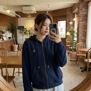 Polo Ralph Lauren Navy Corduroy Zip Hoodie Jacket