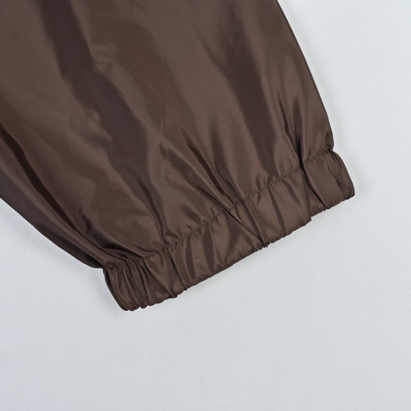 Prada Nylon Hooded Jacket Brown view