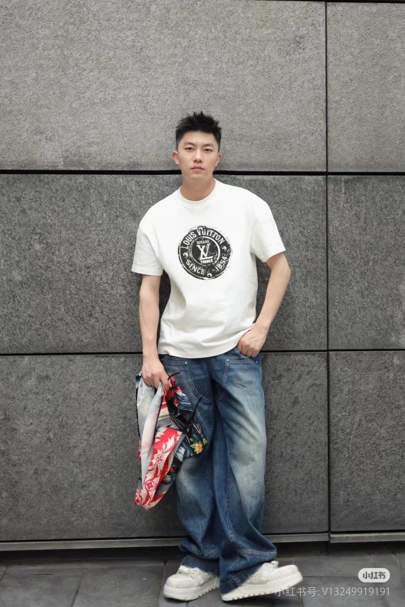Louis Vuitton Monogram Circle White T-Shirt