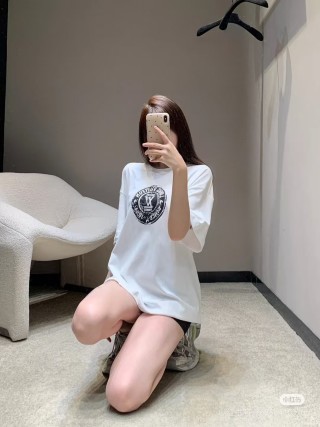 Louis Vuitton Monogram Circle White T-Shirt view 2