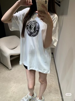 Louis Vuitton Monogram Circle White T-Shirt view 6