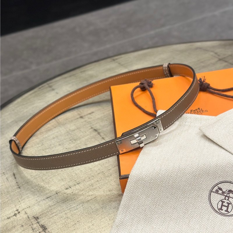 Hermès Kelly 1.8 Epsom Calf Leather Belt - Taupe