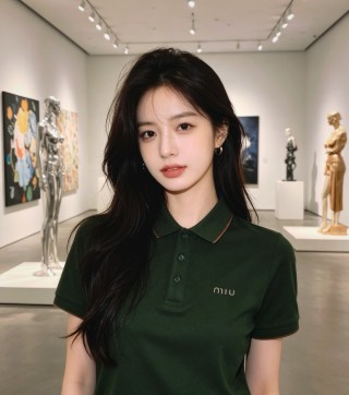 Miu Miu Forest Green Polo Shirt view 2