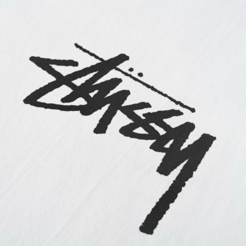 Oversized Graphic Crew Print White T-Shirt view