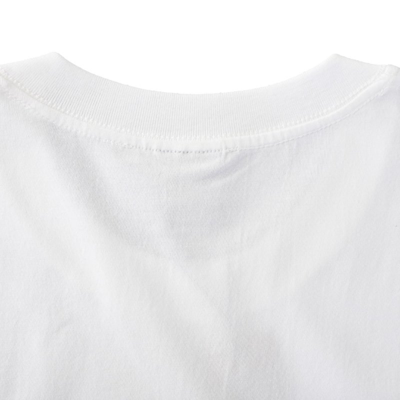 Oversized Graphic Crew Print White T-Shirt view