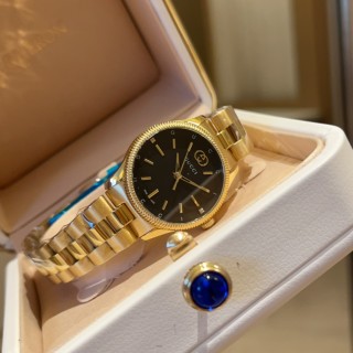Gucci G-Timeless Gold Dial Watch 38mm view 5
