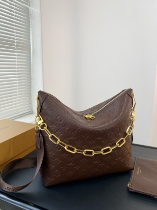 Louis Vuitton Sully Hobo Beige Monogram Shoulder Bag view 2