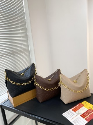 Louis Vuitton Sully Hobo Beige Monogram Shoulder Bag view 3