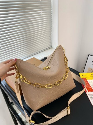 Louis Vuitton Sully Hobo Beige Monogram Shoulder Bag view 4