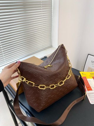 Louis Vuitton Sully Hobo Beige Monogram Shoulder Bag view 5