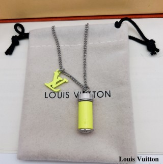 Louis Vuitton Fluo Perfume Bottle Pendant Necklace - Grass Green view 3