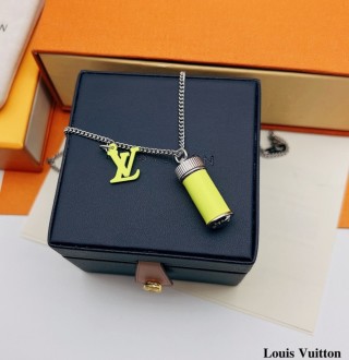 Louis Vuitton Fluo Perfume Bottle Pendant Necklace - Grass Green view 7