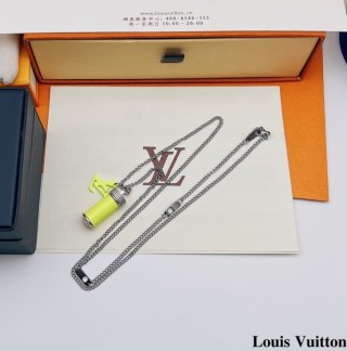 Louis Vuitton Fluo Perfume Bottle Pendant Necklace - Grass Green view 8