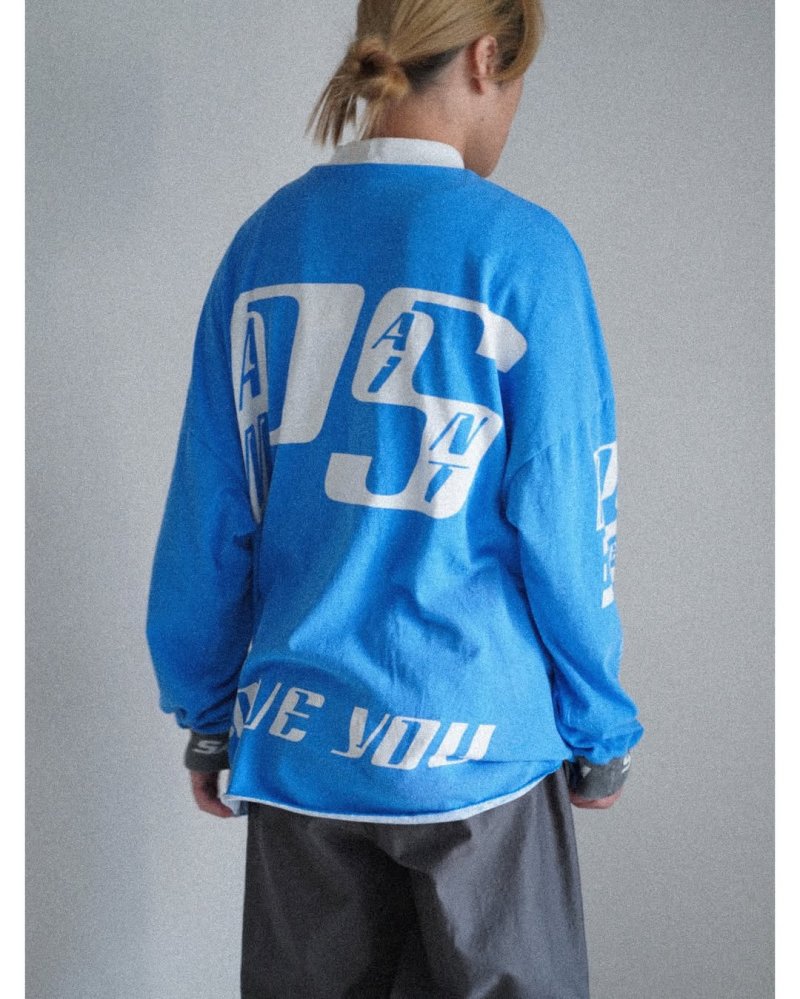 Saint Morta PAM Blue Graphic Long-Sleeve T-Shirt view