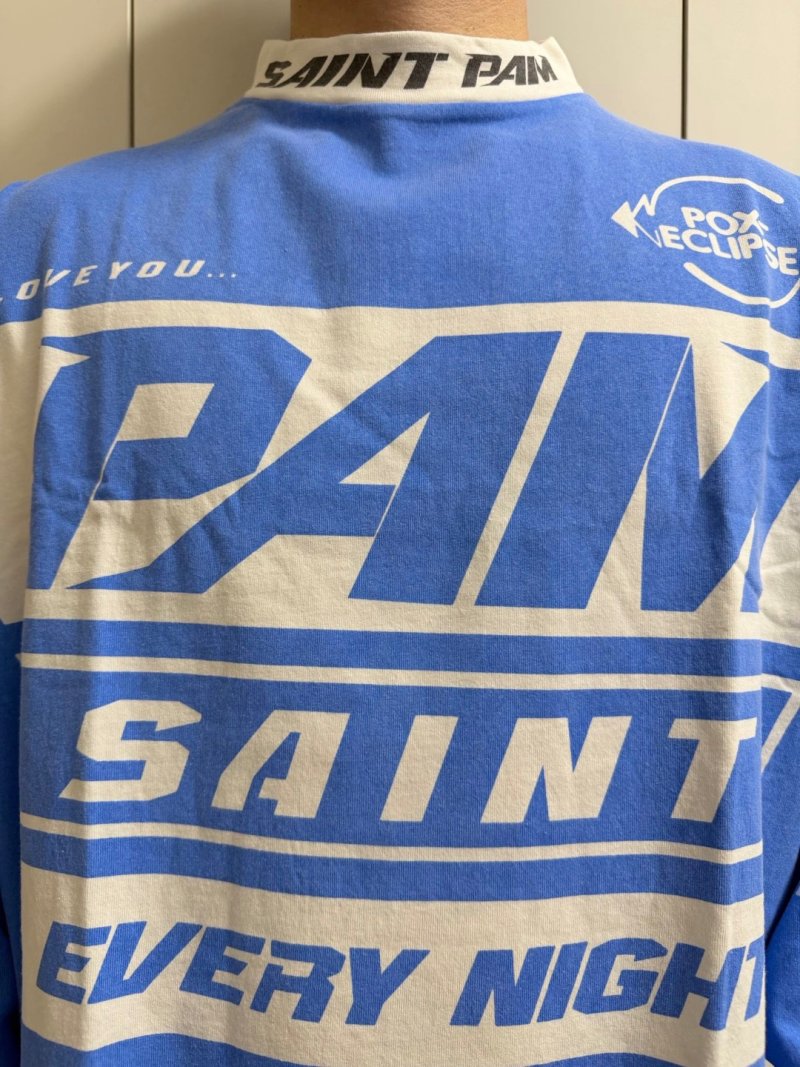Saint Morta PAM Blue Graphic Long-Sleeve T-Shirt view