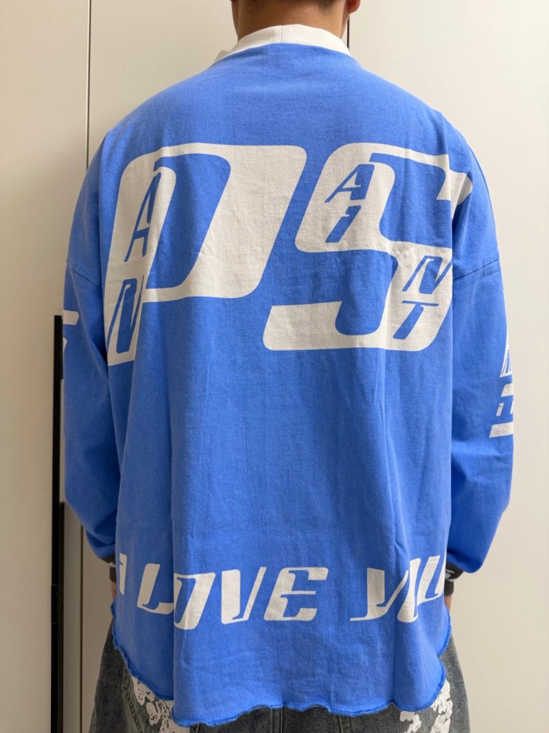 Saint Morta PAM Blue Graphic Long-Sleeve T-Shirt view