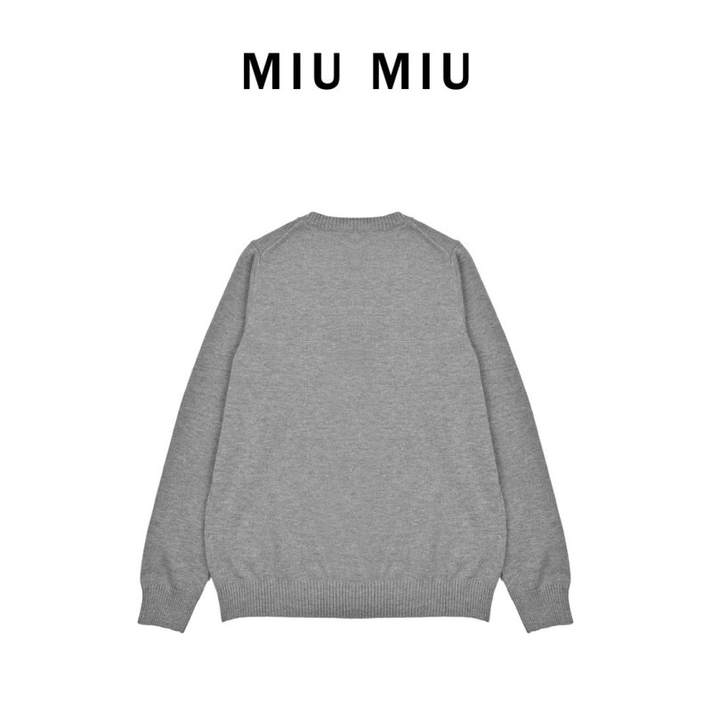 Gray Knit Button-Up Cardigan Sweater view