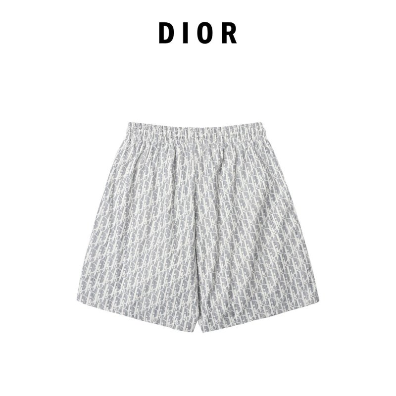 Premium Textured Linen Blend Shorts - Grey view
