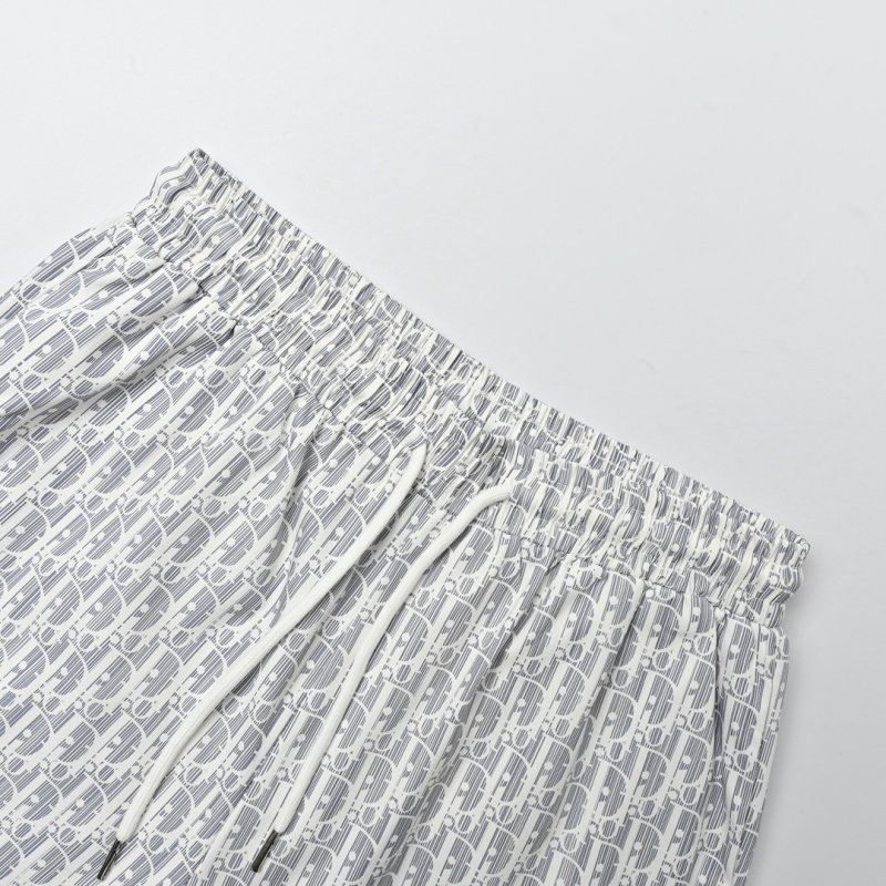 Premium Textured Linen Blend Shorts - Grey view