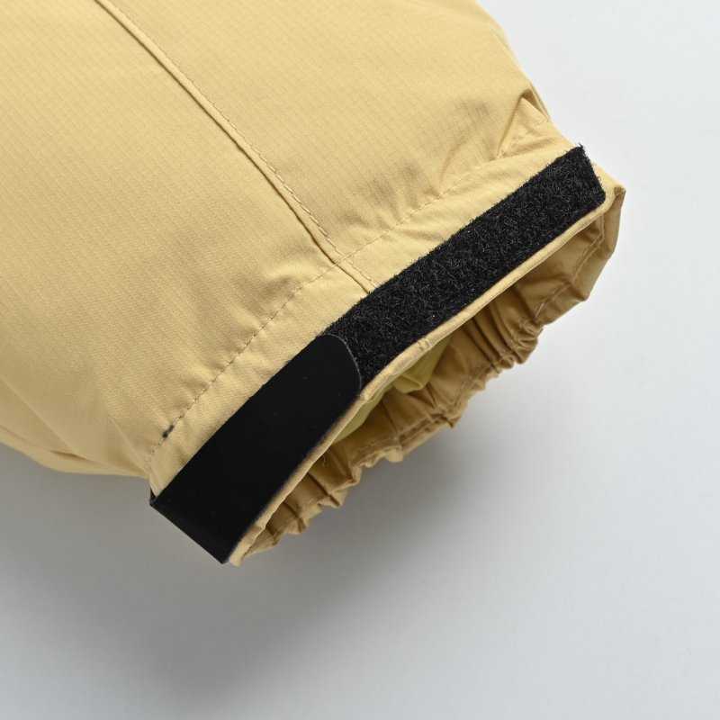 Women's Beige Puffer Down Jacket - Classic Quilted Winter Coat view