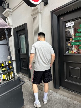 Moncler Black Nylon Shorts view 2