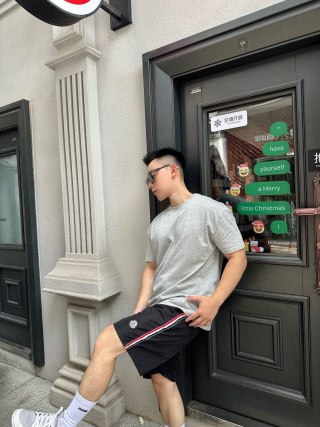 Moncler Black Nylon Shorts view 3