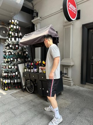 Moncler Black Nylon Shorts view 6