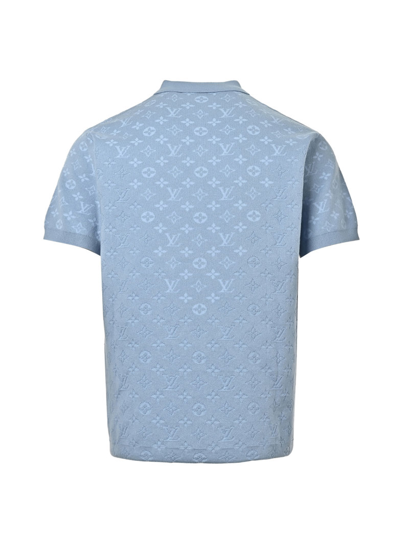 Louis Vuitton Monogram Polo Shirt Light Blue view