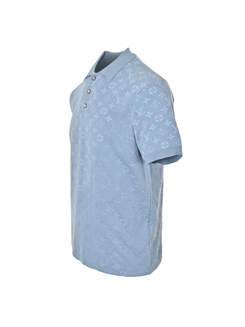 Louis Vuitton Monogram Polo Shirt Light Blue view