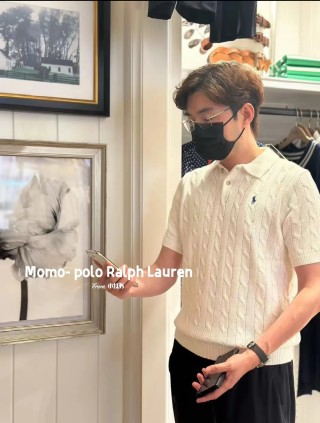 Ralph Lauren Cream Cable Knit Short Sleeve Sweater view 5