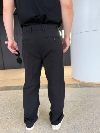 Essentials Black Relaxed Fit Cargo Pants view 7