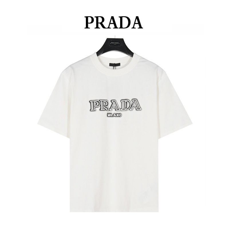 Prada Milano White Oversized T-Shirt view