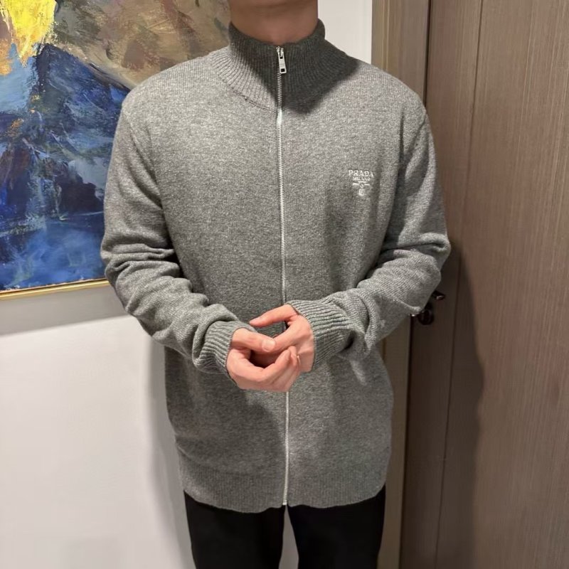 The North Face Grey Zip Cardigan Sweater view
