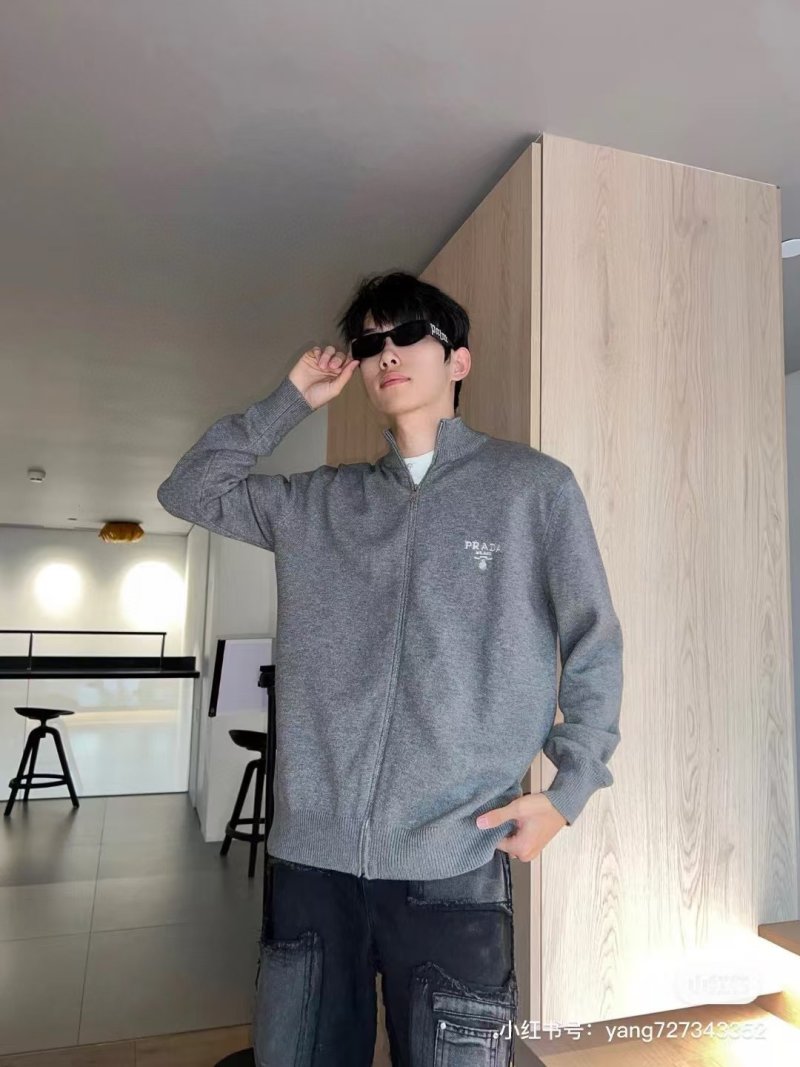 The North Face Grey Zip Cardigan Sweater view