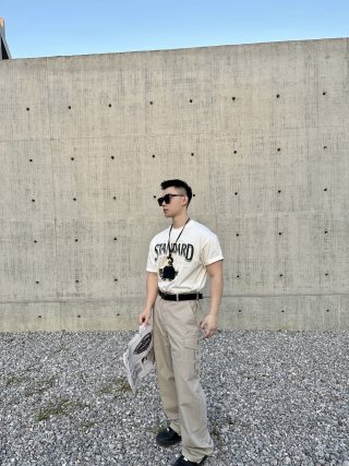 Beige Cargo Pants with Multiple Pockets & Belt view 9