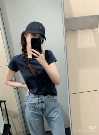 Polo Ralph Lauren Navy Small Pony T-Shirt view 5