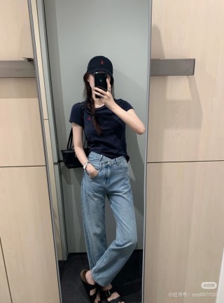 Polo Ralph Lauren Navy Small Pony T-Shirt view 6