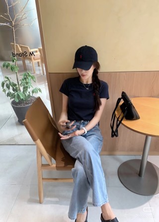 Polo Ralph Lauren Navy Small Pony T-Shirt view 7