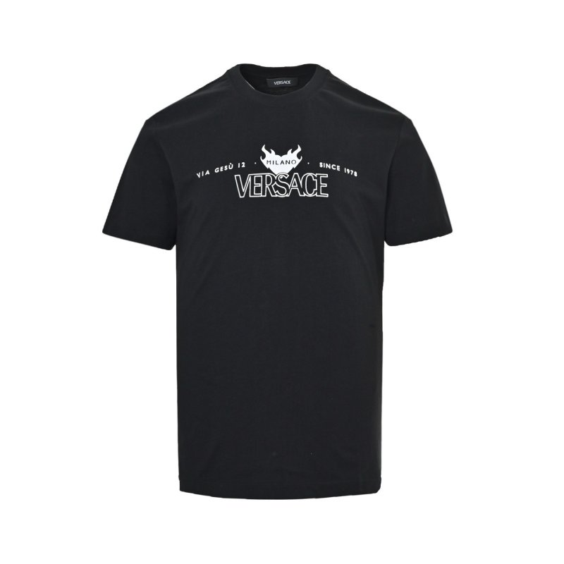 Black Graphic Print Short Sleeve T-Shirt view