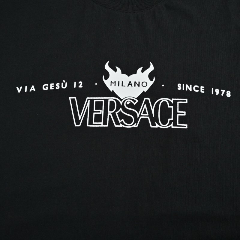 Black Graphic Print Short Sleeve T-Shirt view